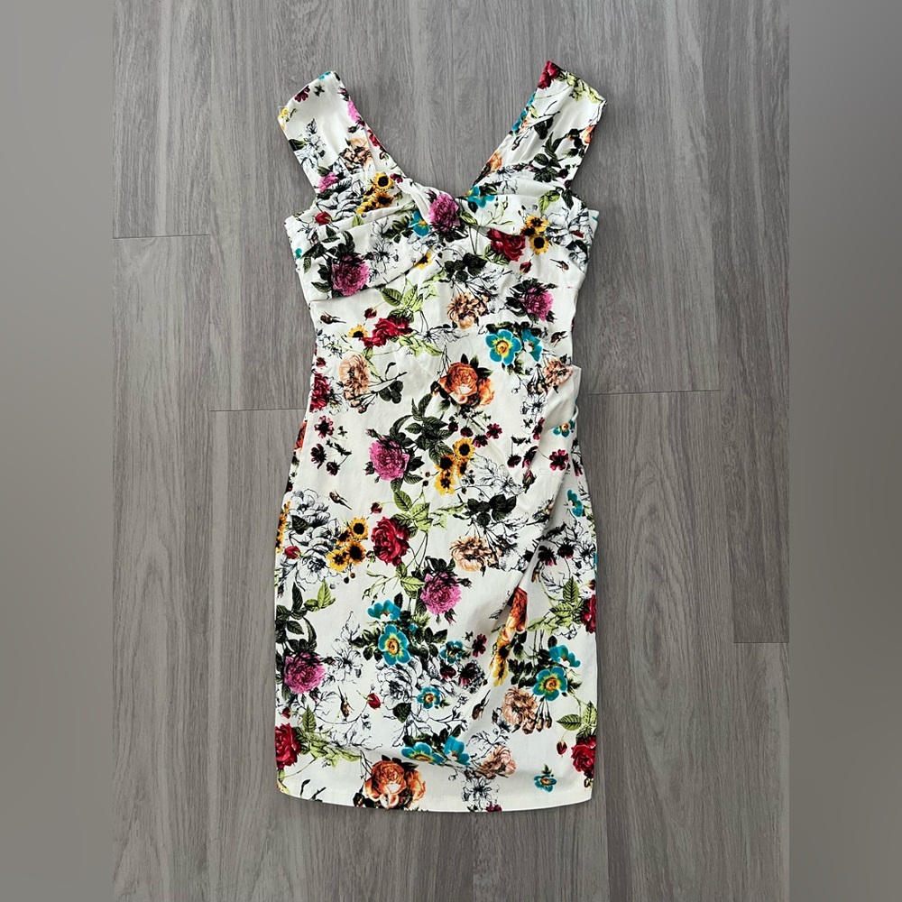 Elegant Floral Midi Dress